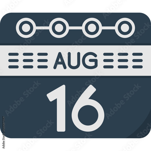 August 16 Icon