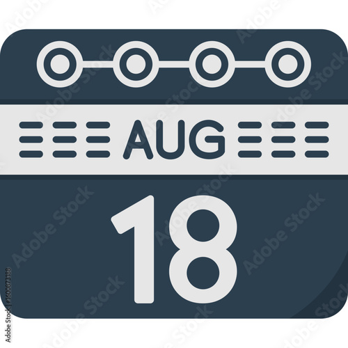 August 18 Icon