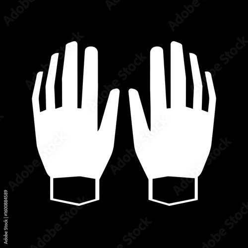 Raised human hands symbolize supplication against stark black backdrop displaying devotion prayer