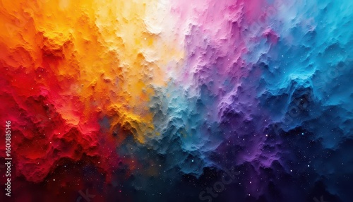 Colorful abstract background, a swirl of vivid colors and dynamic textures for modern design