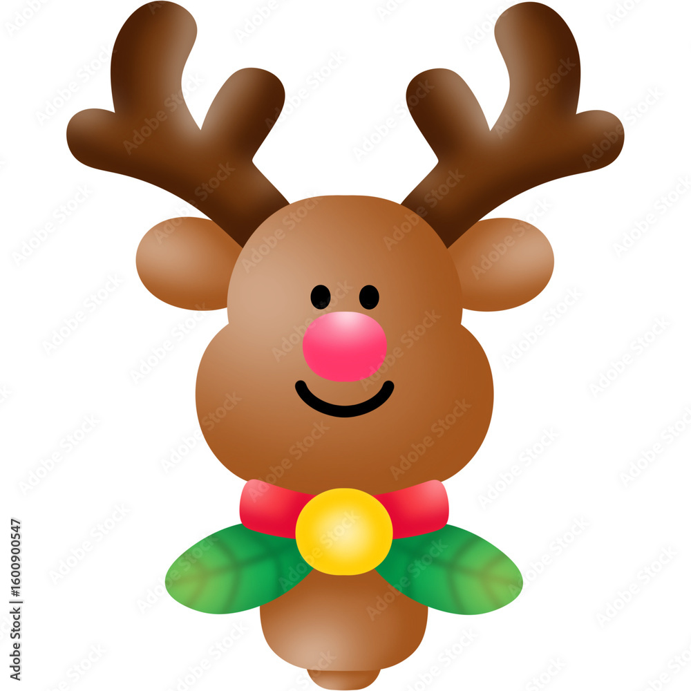 Obraz premium Cute Christmas clipart