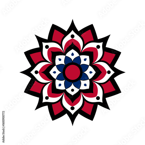 mandala vector art illustration
