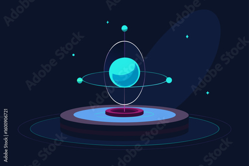 Quantum Reactor Sphere Levitating in Dark Chamber
