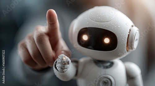 AI chatbot assistant interface for customer service automation, communication support, and digital virtual technology