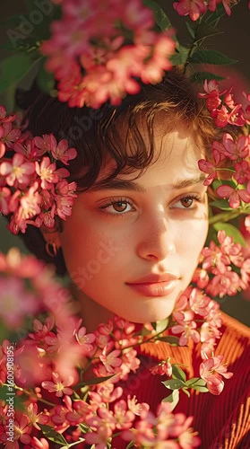 Authentic spring bloom teenager, spring bloom teenager video for traditional industries, cinematic spring bloom teenager stock footage available, explore spring bloom teenager in HD format