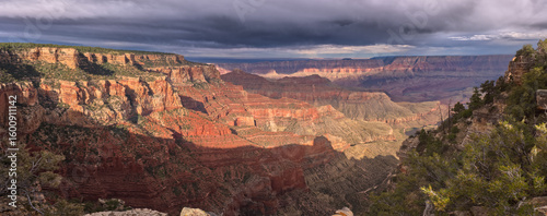 Stormy skies over Grand Canyon AZ