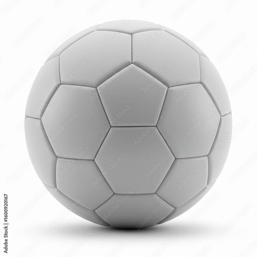 Fototapeta premium Soccer Ball on White Background