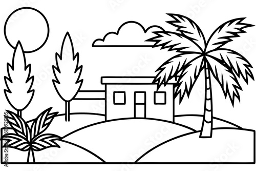 Printable Coloring Pages: Landscapes, Buildings, Mandalas, Animals & More for All Ages