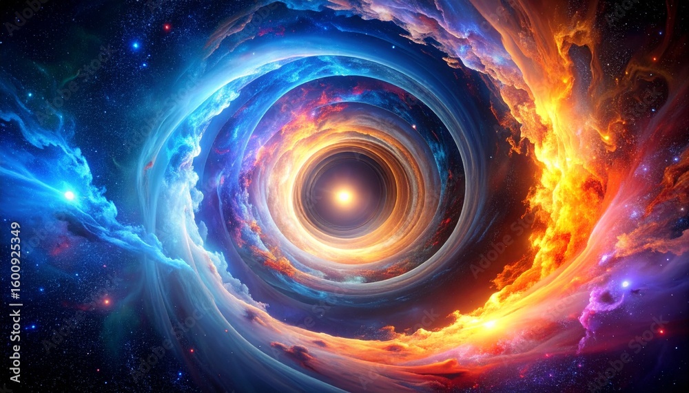Obraz premium fractal burst background