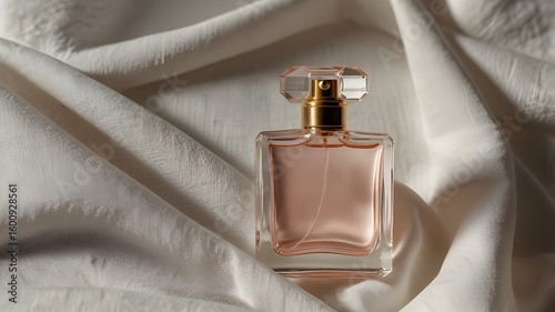 Wallpaper Mural Perfume Bottle on Fabric with Soft Window Shadow Torontodigital.ca