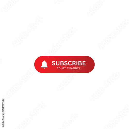 Subscribe button for youtube channel promotion