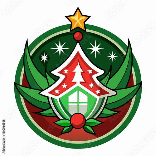 Collection of Holiday Christmas Labels