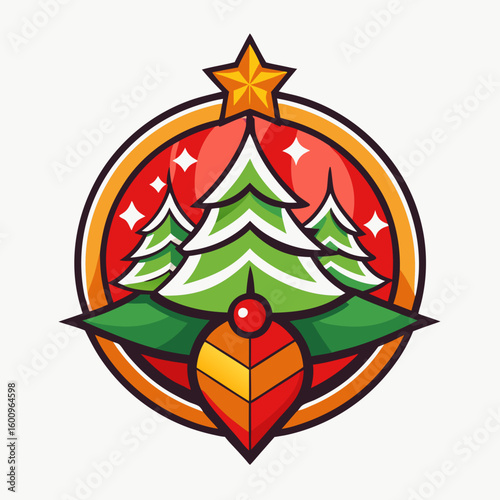 Collection of Holiday Christmas Labels
