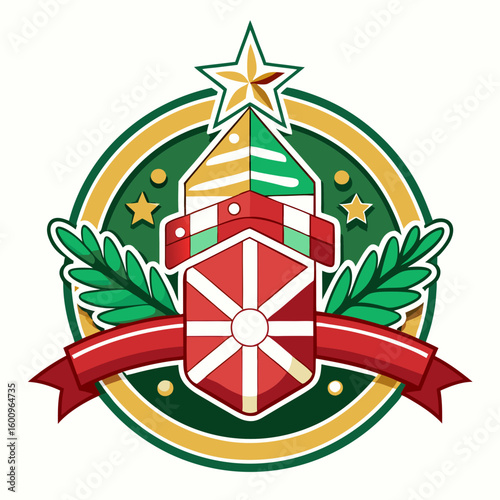 Collection of Holiday Christmas Labels