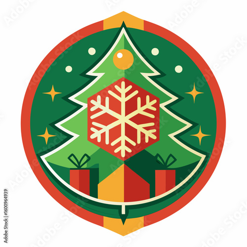Collection of Holiday Christmas Labels
