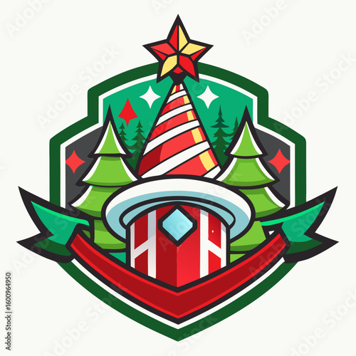 Collection of Holiday Christmas Labels