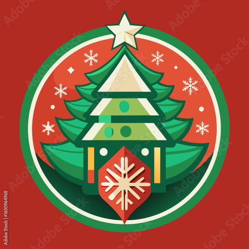 Collection of Holiday Christmas Labels