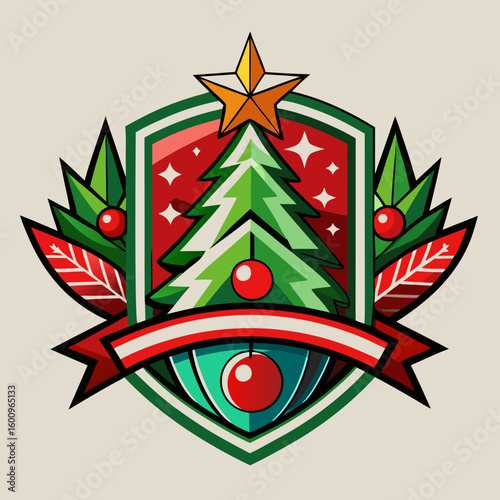 Collection of Holiday Christmas Labels