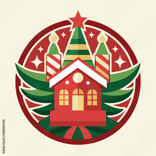 Collection of Holiday Christmas Labels