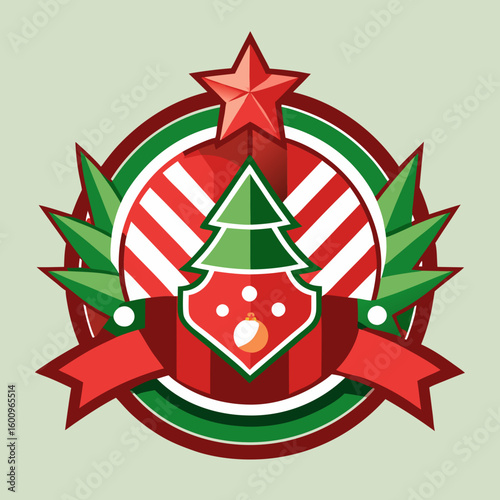Collection of Holiday Christmas Labels