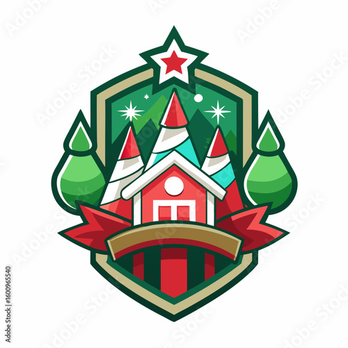 Collection of Holiday Christmas Labels