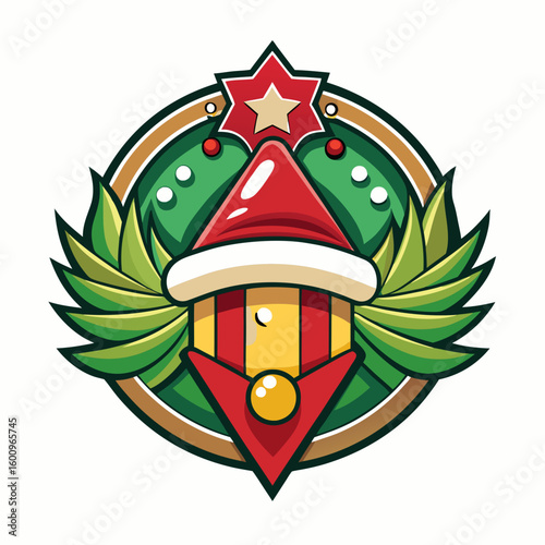 Collection of Holiday Christmas Labels