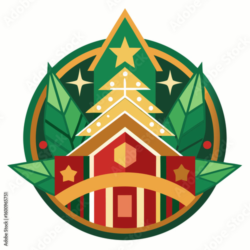 Collection of Holiday Christmas Labels