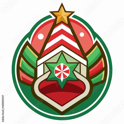 Collection of Holiday Christmas Labels