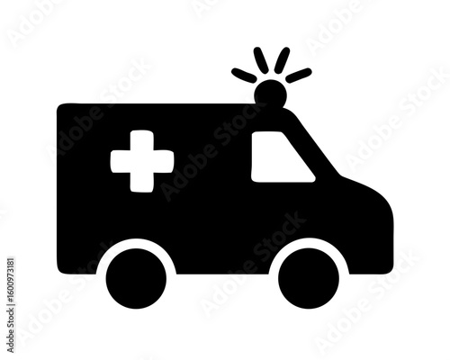 ambulance icon vector illustration