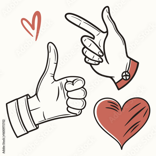 thumb up hand sign