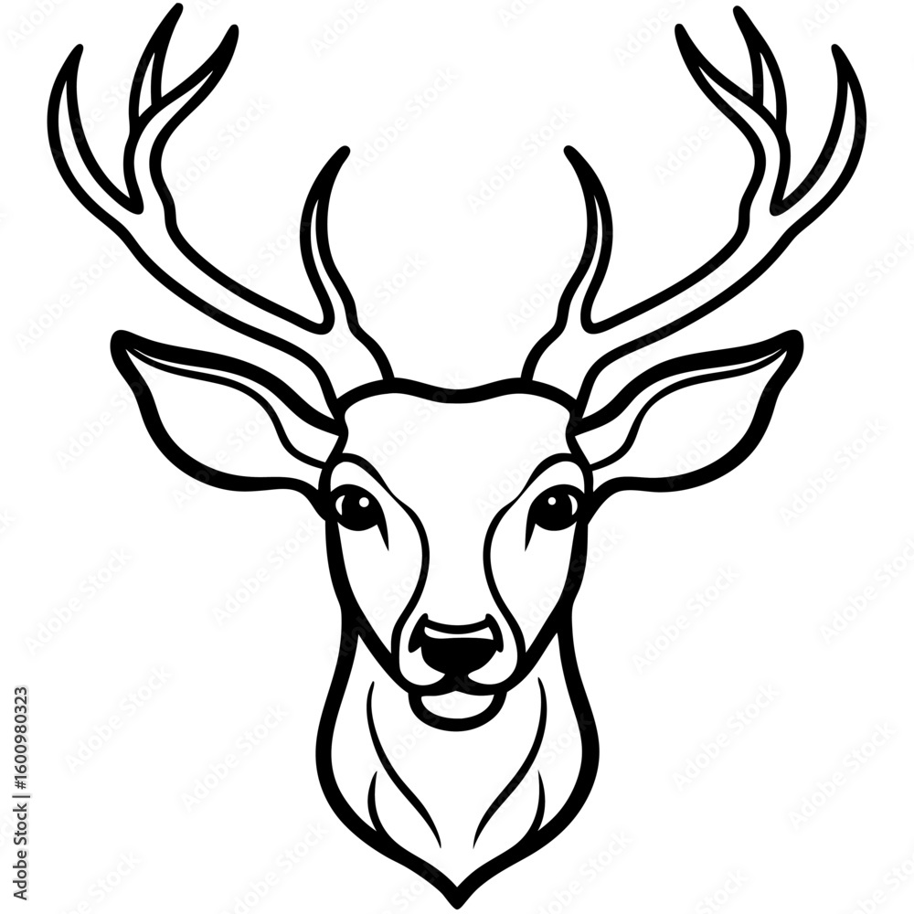 Fototapeta premium Deer Head