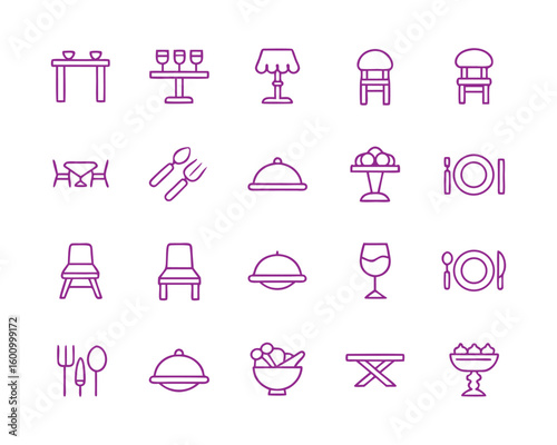 table icon set