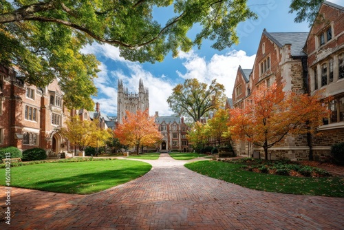 Autumnal college quadrangle (1)