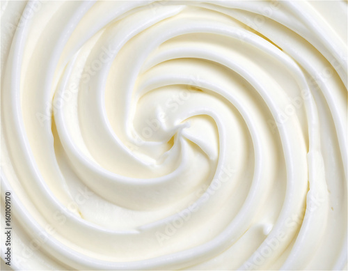 Vanilla Ice cream swirl texture