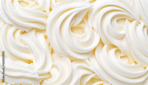 Vanilla Ice cream swirl texture