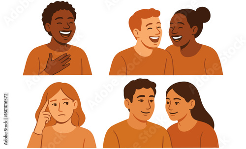 Diverse expressions and interactions in minimalist style
