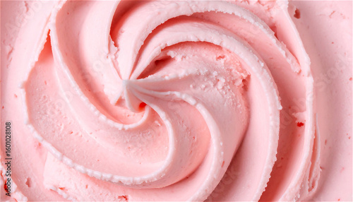 Strawberry Ice cream swirl texture