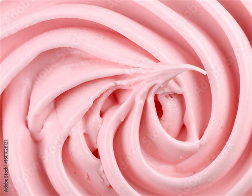 Strawberry Ice cream swirl texture