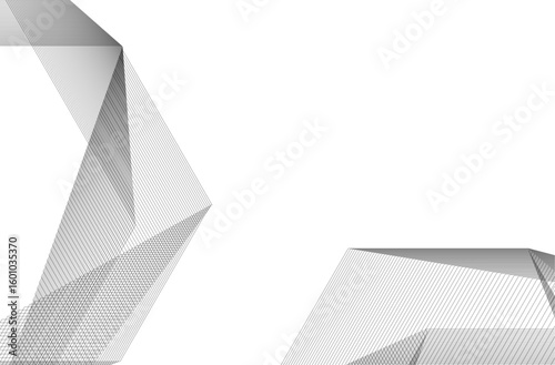 Abstract architectural geometric background