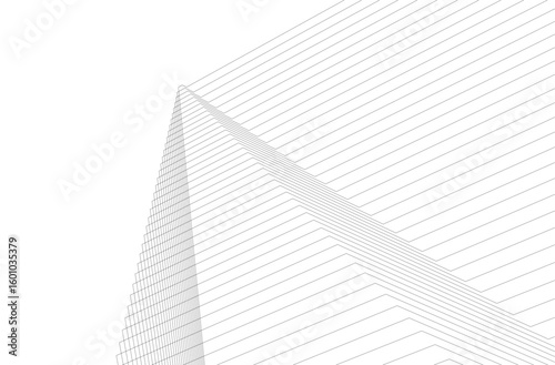 Abstract architectural geometric background