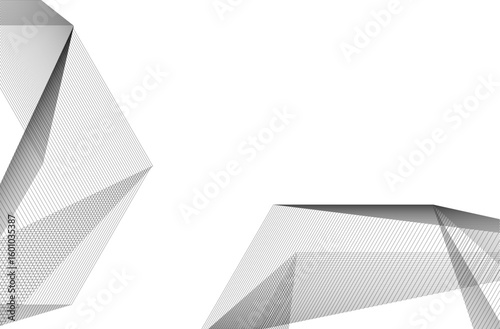 Abstract architectural geometric background