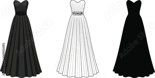 Shop elegant strapless evening gowns long formal dresses for weddings and special events