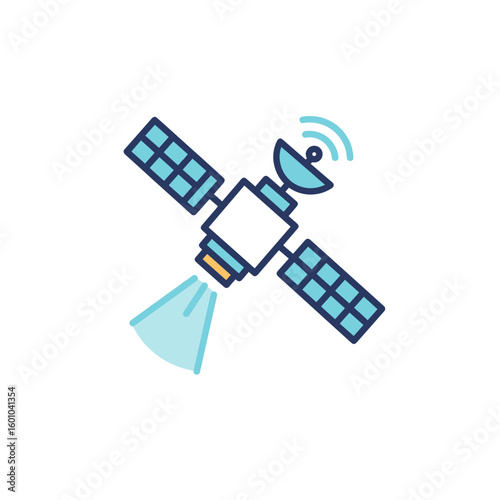 Space Solar Power Array Icon