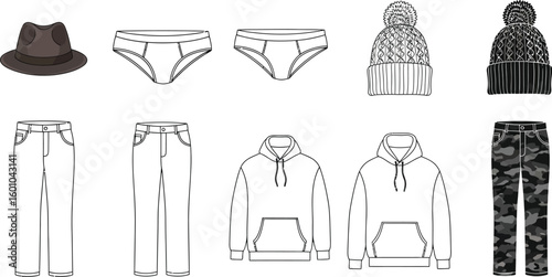 Shop men's fashion apparel online: hats, underwear, jeans, hoodies and more clothing