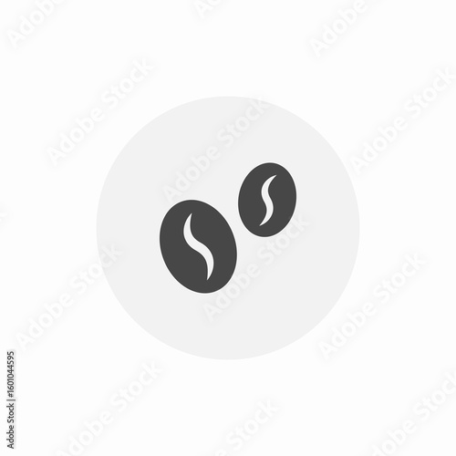 coffee beans icon sign vector