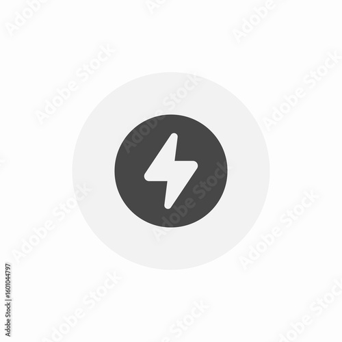 energy bolt booster icon sign vector
