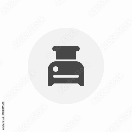 toaster bread icon sign vector