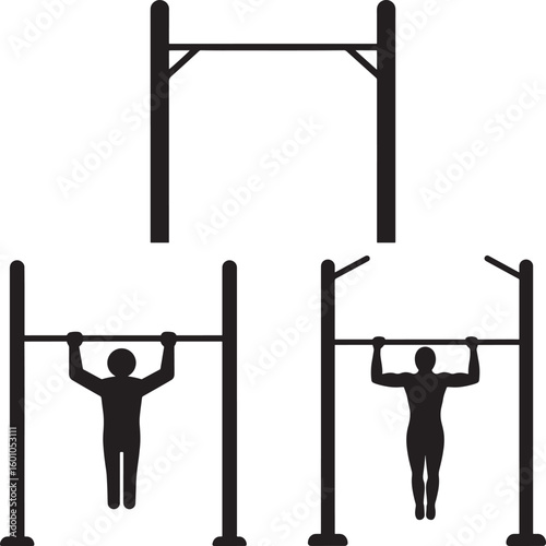 Strong individuals exercise with weights ropes and dumbbells building muscle and health in a gym