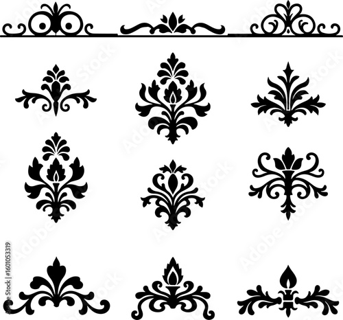 Vintage Ornamental Flourish Vector Set

 