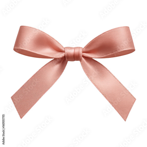 PNG Elegant pink satin ribbon bow